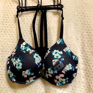 This is a new pink bra it is a push up bra ,the size is 34DD,